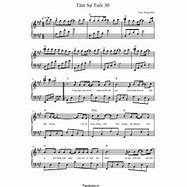 Tâm Sự Tuổi 30 Piano Sheet